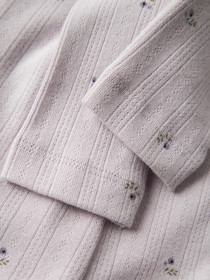 NAME IT Hulmønstrede Leggings Berries Lilac Marble